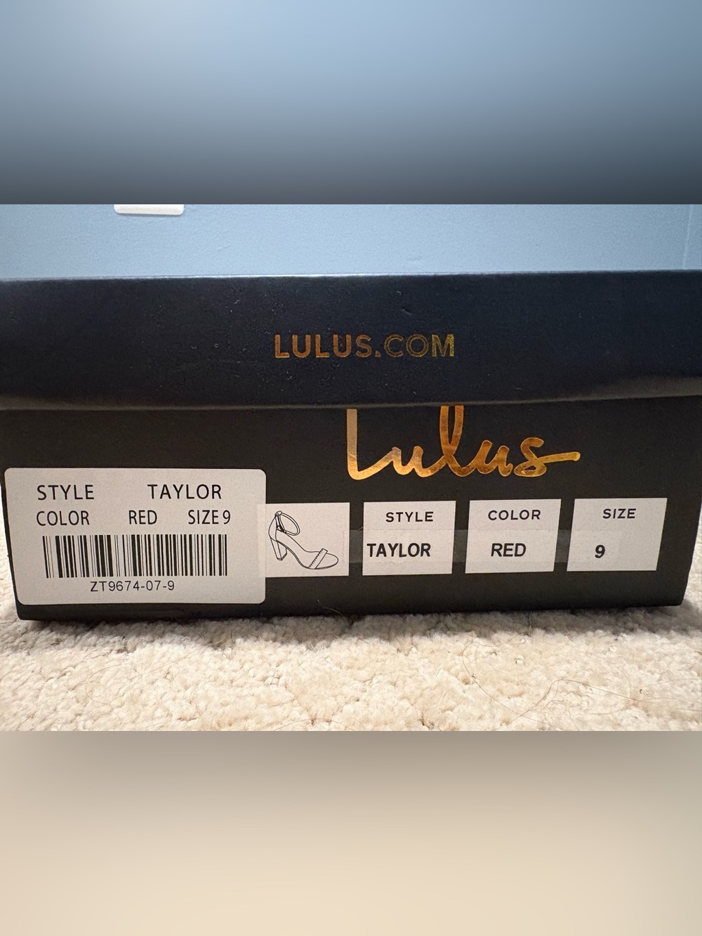 Lulus Taylor Red Suede Ankle Strap Heels - Size 9 - Picture 5 of 9